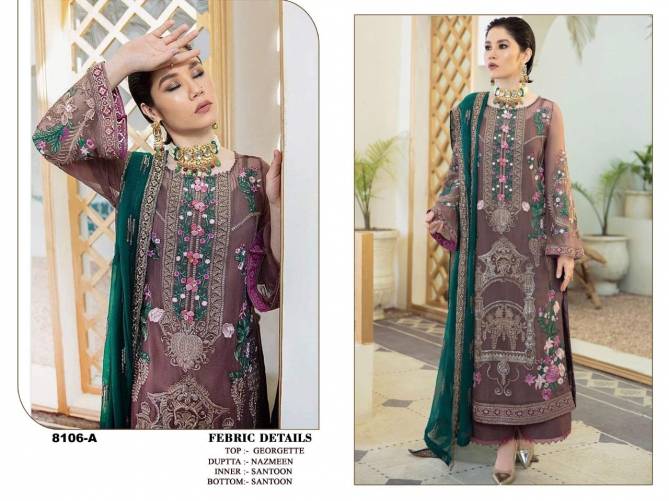 Pakistani 8106 Georgette Festive Wear Latest Designer Pakistani Salwar Kameez